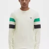 Panelled Sleeve Long Sleeve Men’s T-Shirt