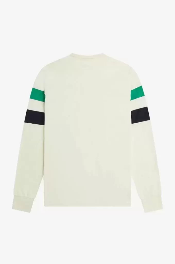 Panelled Sleeve Long Sleeve Men’s T-Shirt