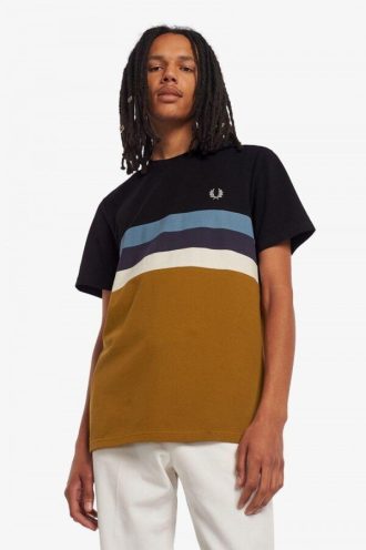 Panelled Stripe T Shirts
