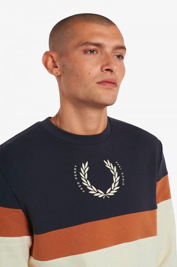 Printed Colour Block Sweatshirts Printed Colour Block Sweatshirts