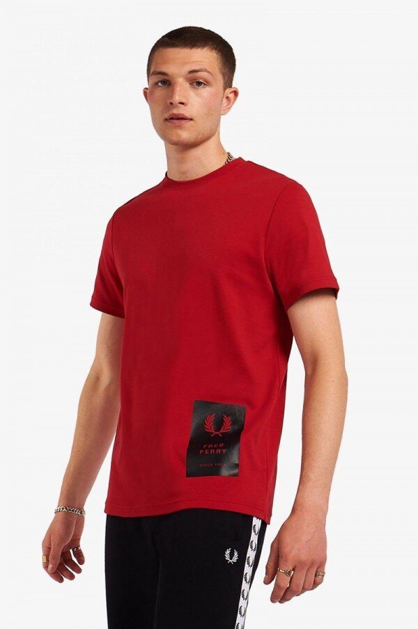 Printed Hem Patch T Shirts Printed Hem Patch T Shirts
