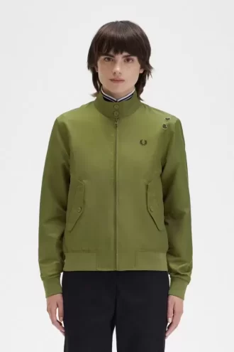 Printed Lining Zip-Through Women’s Jackets