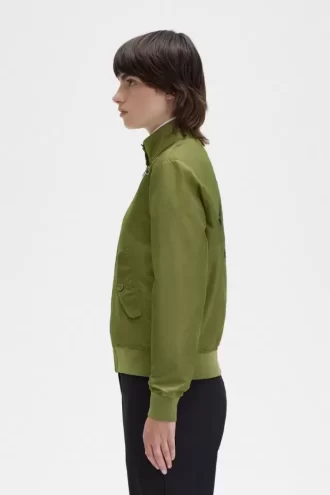 Printed Lining Zip-Through Women’s Jackets