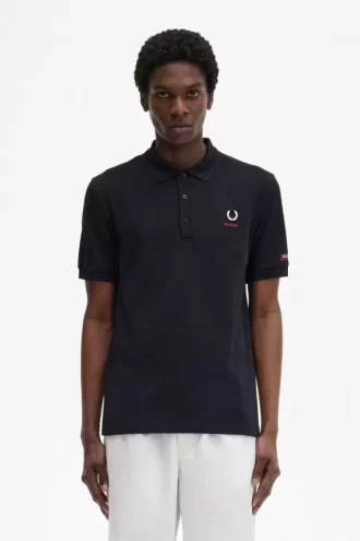 Printed Sleeve Men’s Polo Shirt
