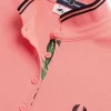 Printed Trim Piqué Women’s Dress