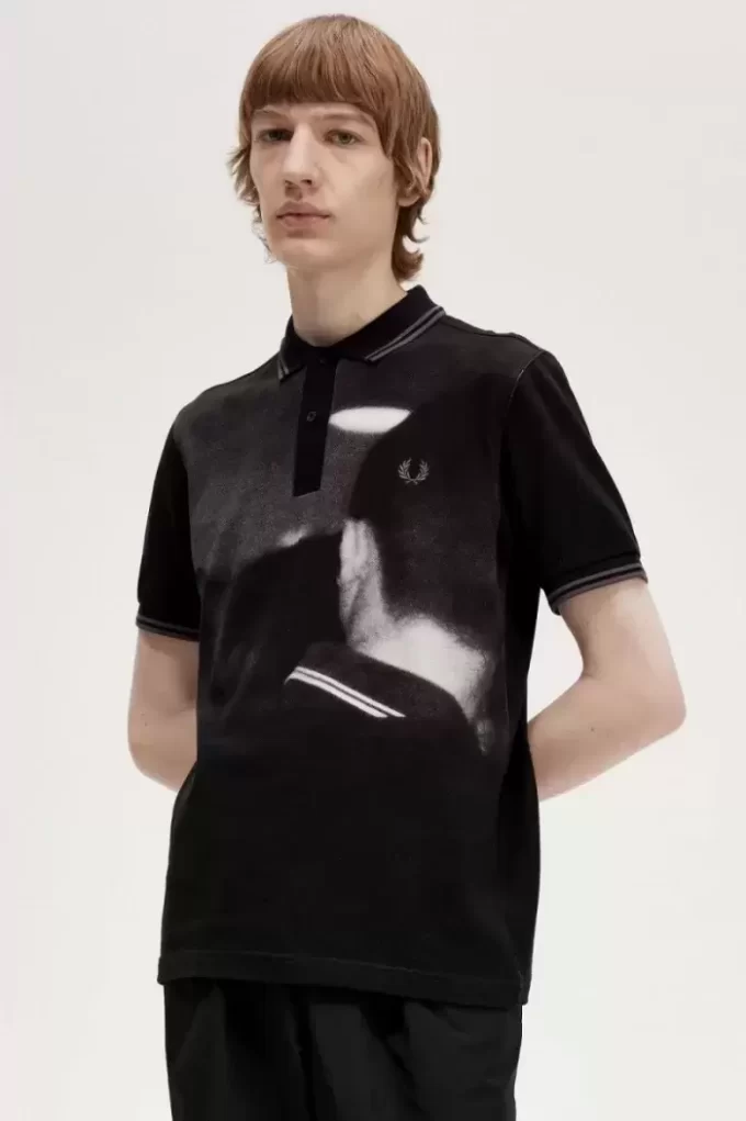 Rave Graphic Men’s Polo Shirt Rave Graphic Men’s Polo Shirt