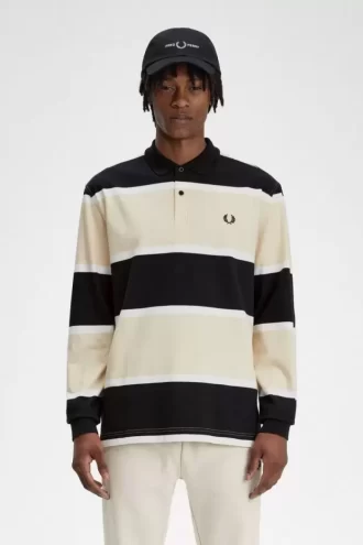 Relaxed Stripe Men’s Polo Shirt