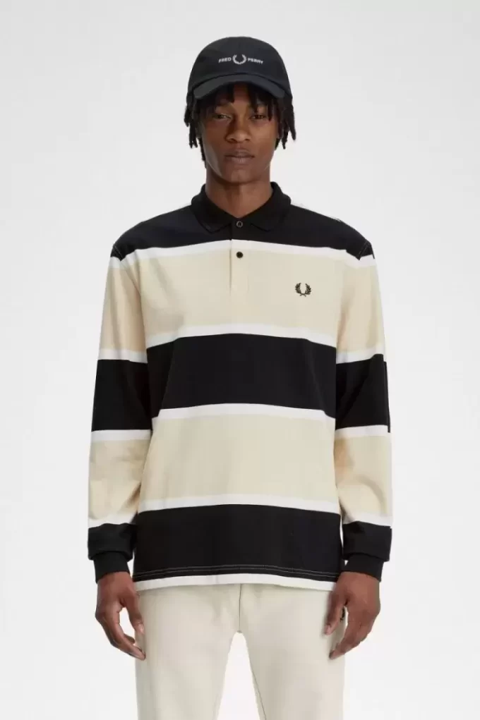 Relaxed Stripe Men’s Polo Shirt Relaxed Stripe Men’s Polo Shirt