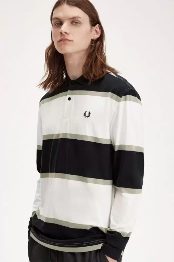Relaxed Stripe Men’s Polo Shirt Relaxed Stripe Men’s Polo Shirt
