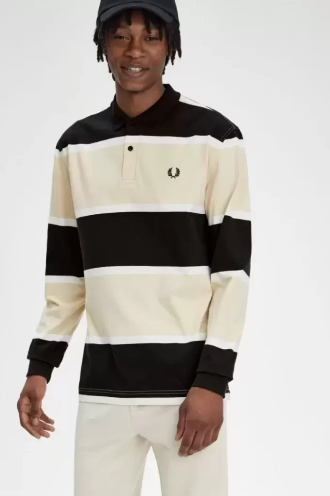 Relaxed Stripe Men’s Polo Shirt Relaxed Stripe Men’s Polo Shirt