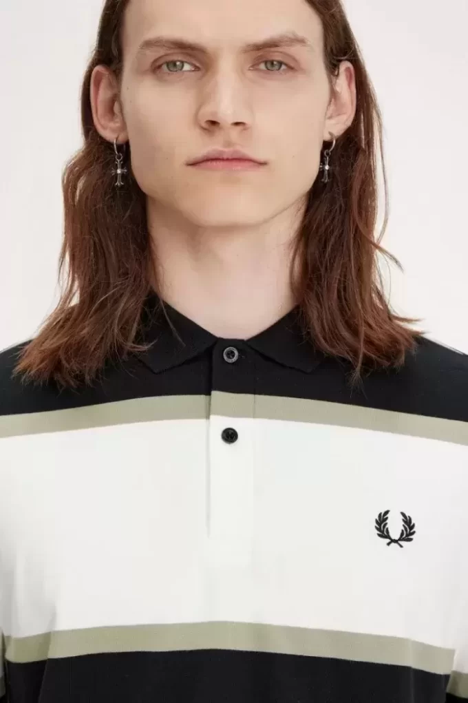 Relaxed Stripe Men’s Polo Shirt Relaxed Stripe Men’s Polo Shirt