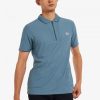 Rib Detail Neck Polo Shirts Rib Detail Neck Polo Shirts