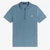 Rib Detail Neck Polo Shirts Rib Detail Neck Polo Shirts