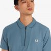 Rib Detail Neck Polo Shirts Rib Detail Neck Polo Shirts