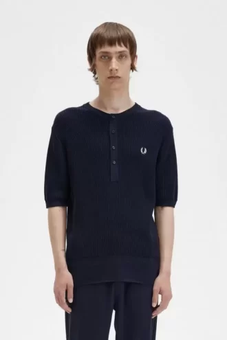 Ribbed Knitted Men’s Shirt