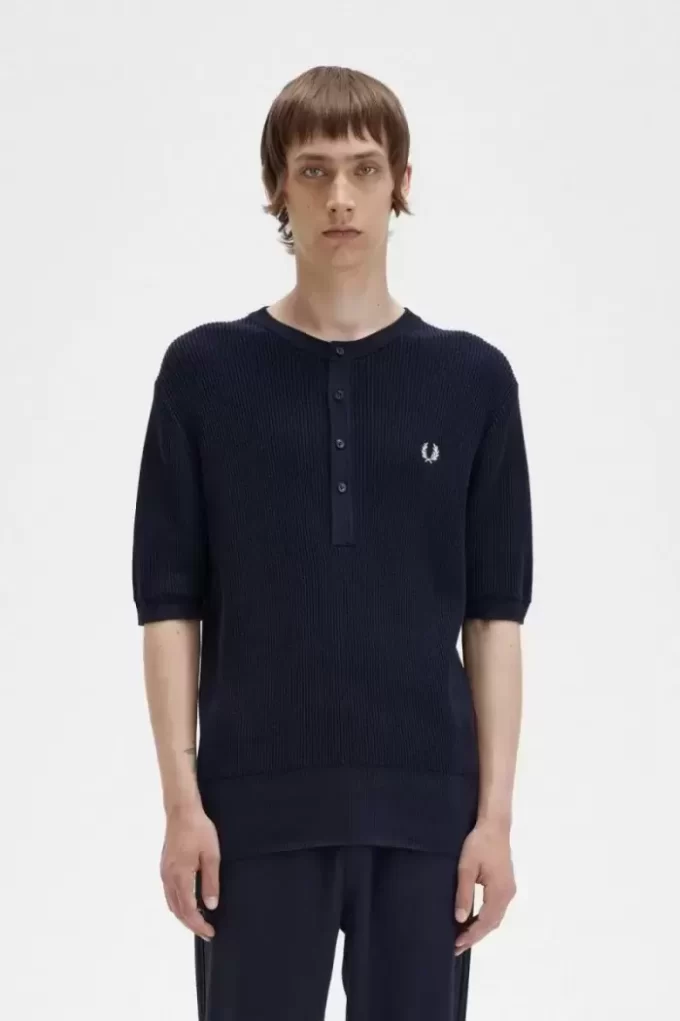 Ribbed Knitted Men’s Shirt Ribbed Knitted Men’s Shirt