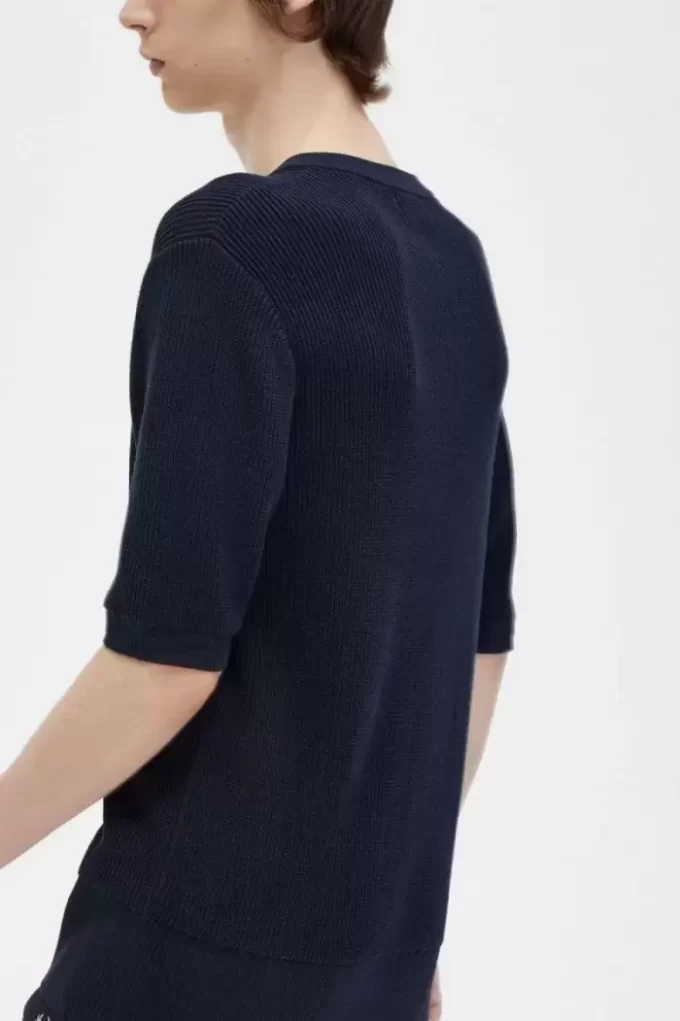 Ribbed Knitted Men’s Shirt Ribbed Knitted Men’s Shirt