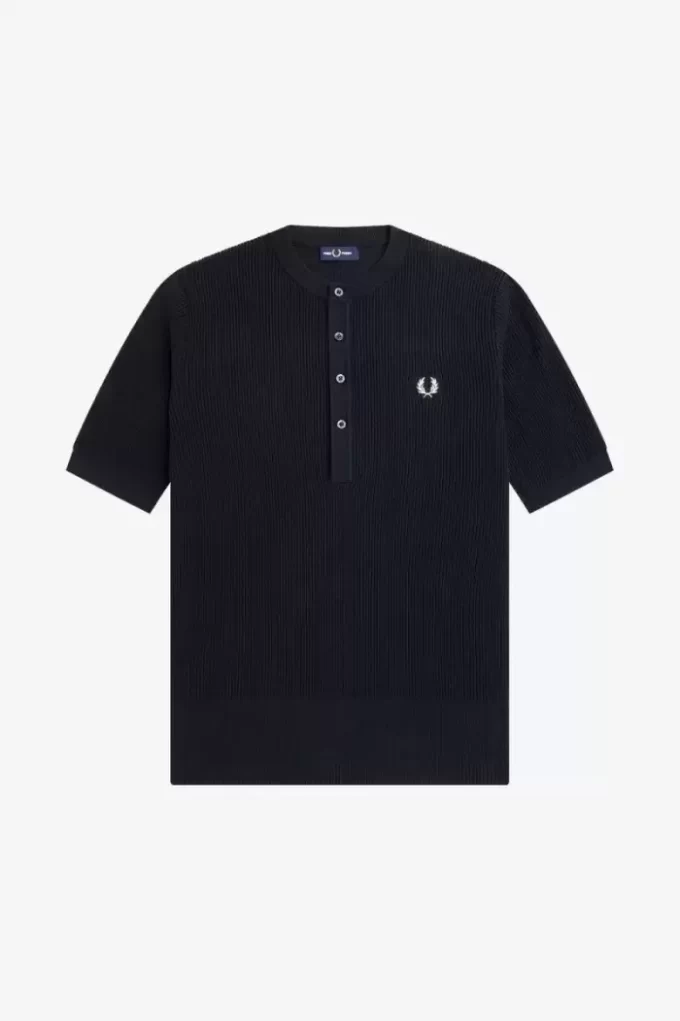 Ribbed Knitted Men’s Shirt Ribbed Knitted Men’s Shirt