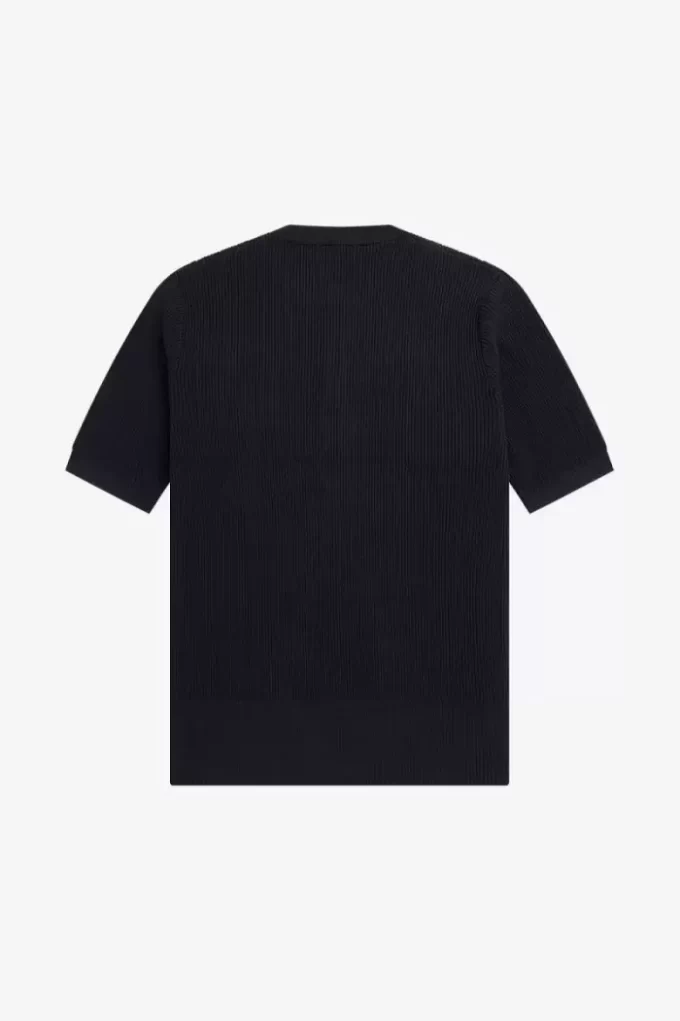 Ribbed Knitted Men’s Shirt Ribbed Knitted Men’s Shirt