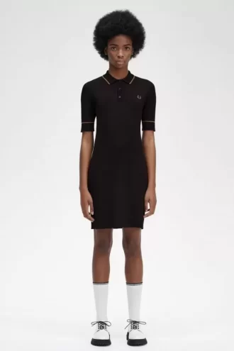 Ribbed Knitted Shirt Women’s Dress