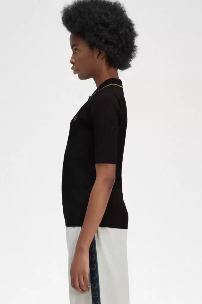 Ribbed Knitted Women’s Shirt Ribbed Knitted Women’s Shirt
