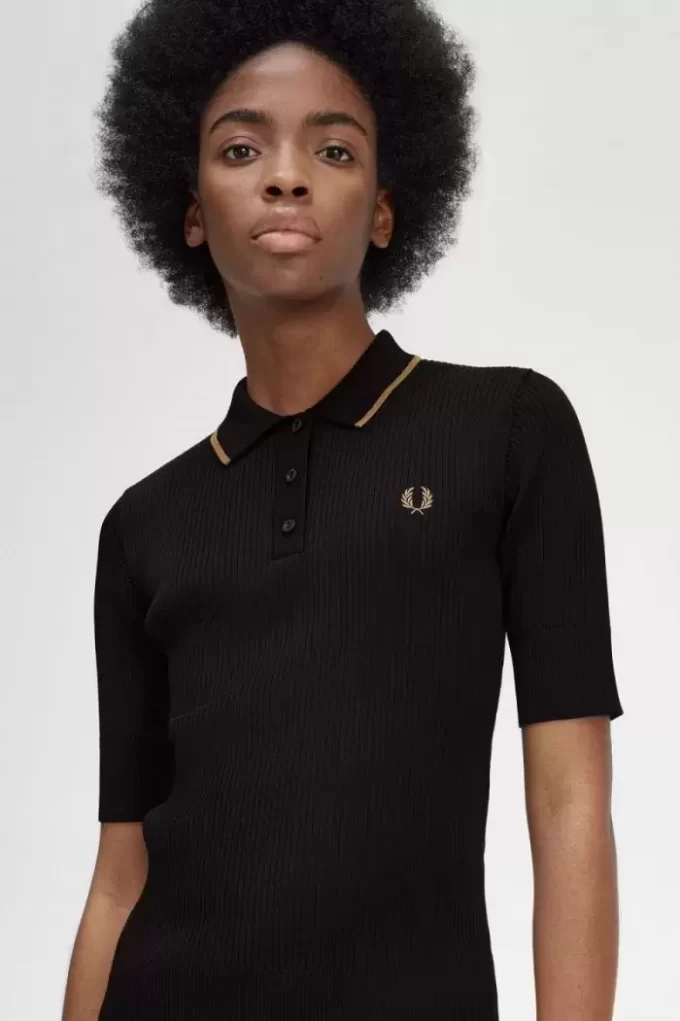 Ribbed Knitted Women’s Shirt Ribbed Knitted Women’s Shirt