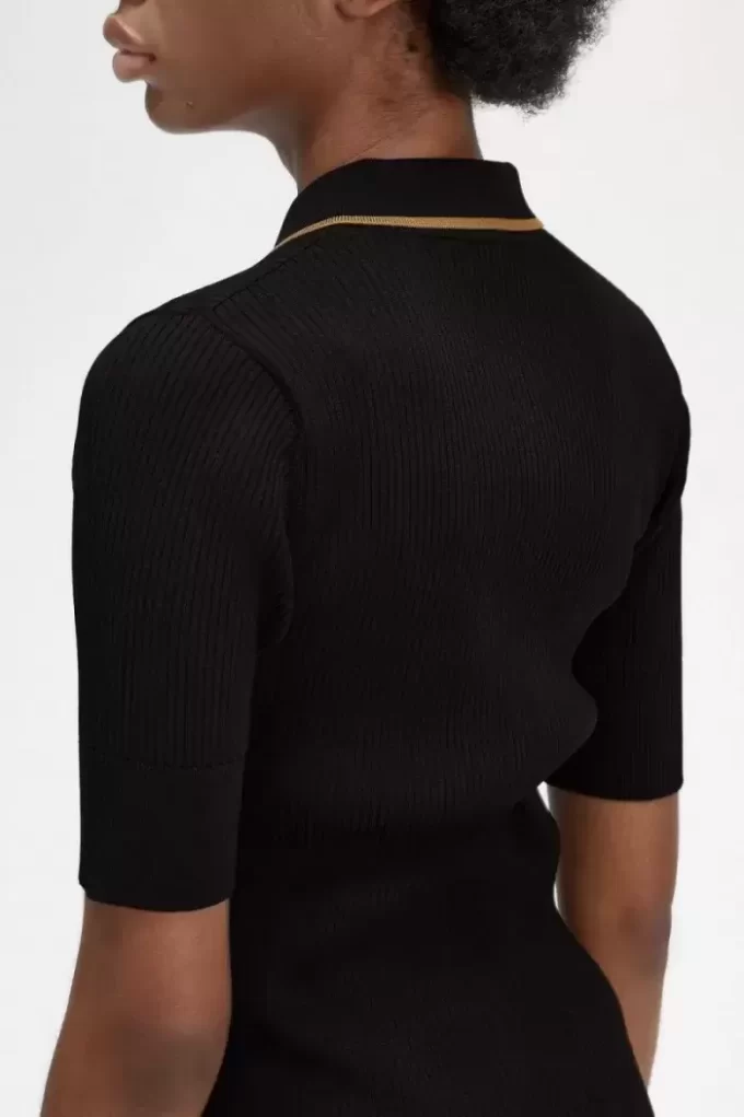 Ribbed Knitted Women’s Shirt Ribbed Knitted Women’s Shirt