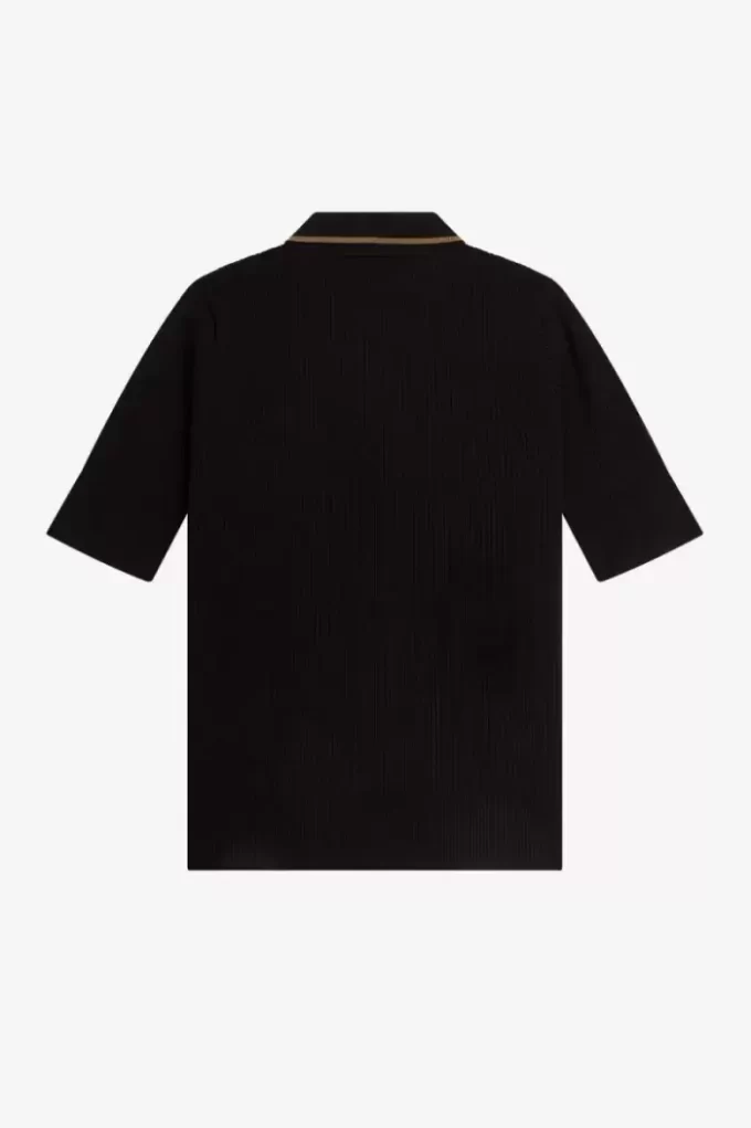 Ribbed Knitted Women’s Shirt Ribbed Knitted Women’s Shirt
