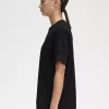 Sheer Trim Piqué Women’s T-Shirt