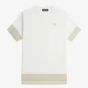 Sheer Trim Piqué Women’s T-Shirt