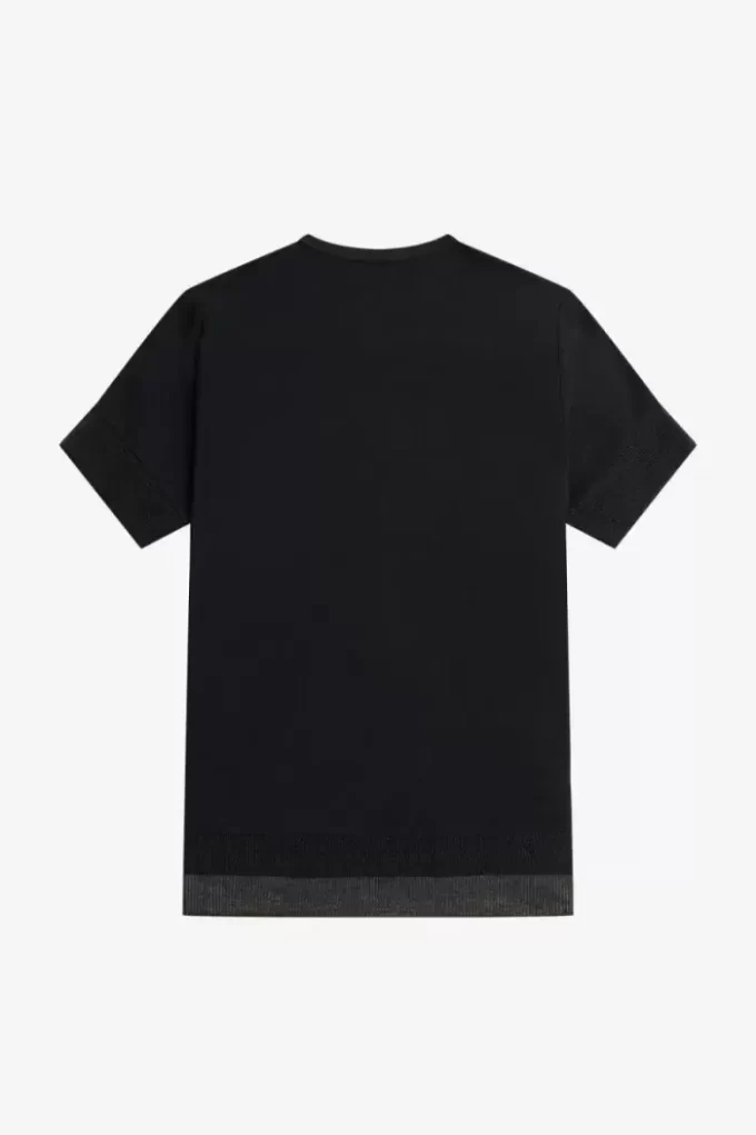 Sheer Trim Piqué Women’s T-Shirt