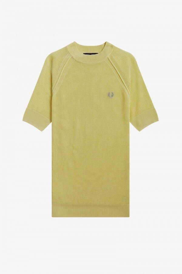 Short Sleeve Open-Knit Jumper Knitwear Short Sleeve Open-Knit Jumper Knitwear