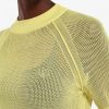 Short Sleeve Open-Knit Jumper Knitwear Short Sleeve Open-Knit Jumper Knitwear