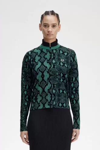 Snake Print Women’s Cardigan
