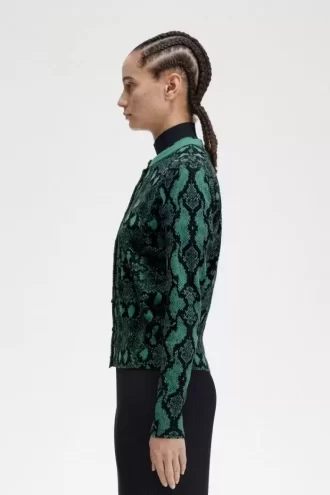Snake Print Women’s Cardigan