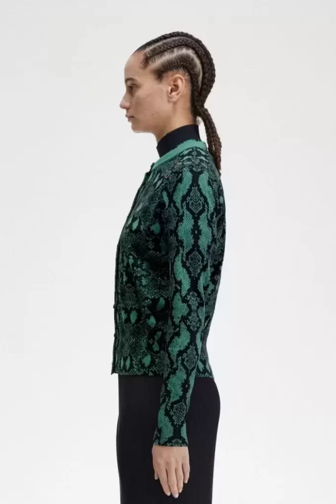 Snake Print Women’s Cardigan Snake Print Women’s Cardigan