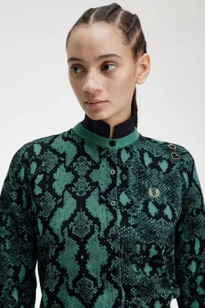 Snake Print Women’s Cardigan Snake Print Women’s Cardigan