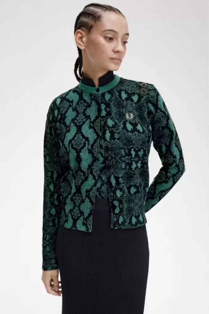 Snake Print Women’s Cardigan Snake Print Women’s Cardigan