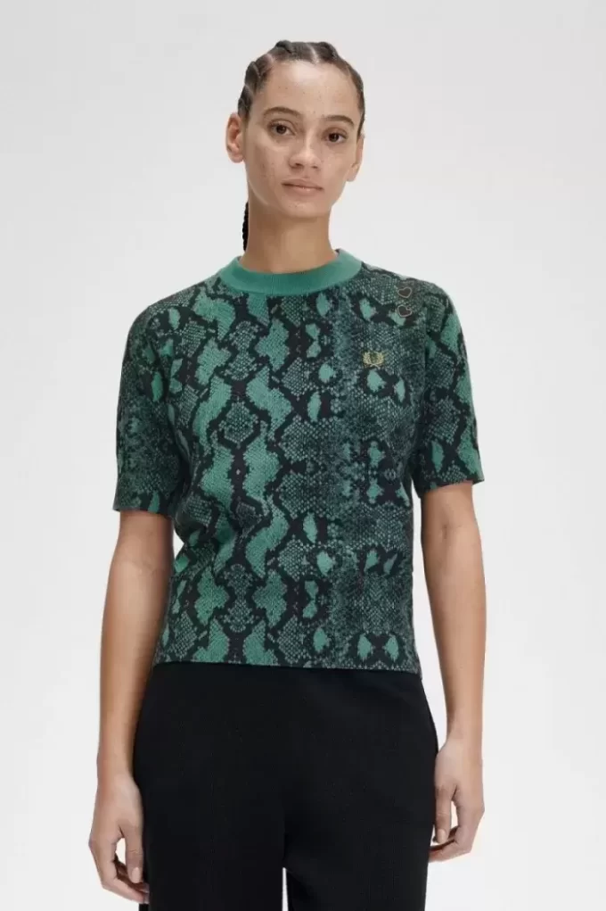 Snake Print Women’s Jumper