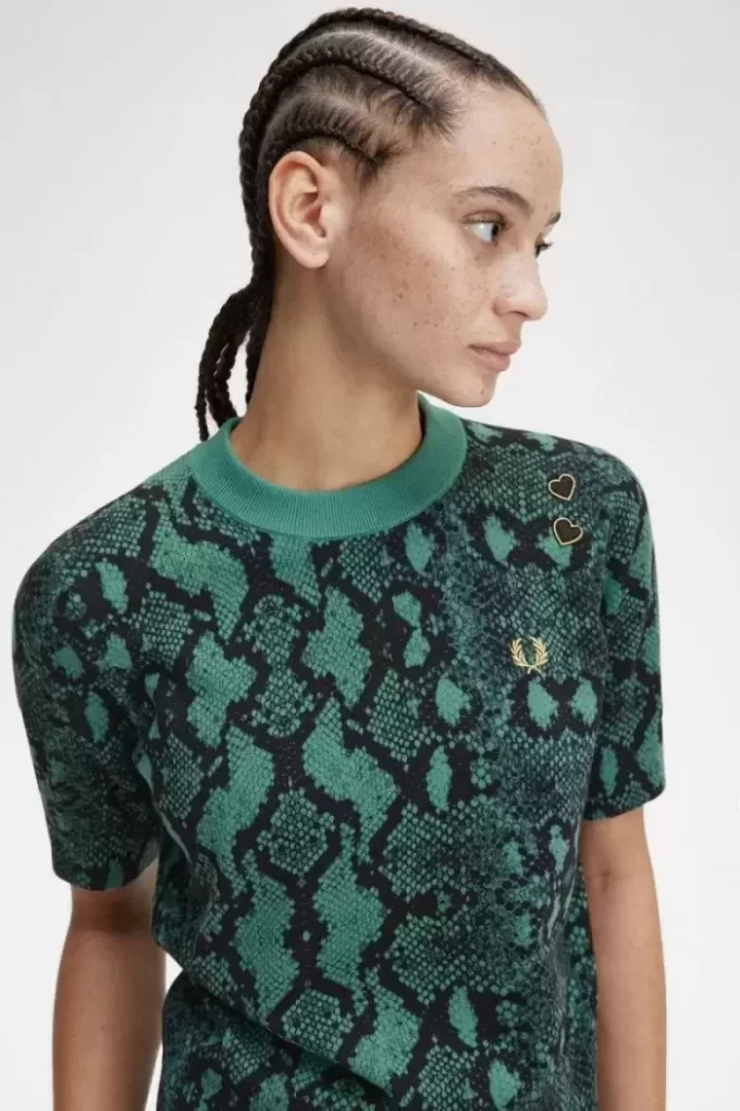 Snake Print Women’s Jumper