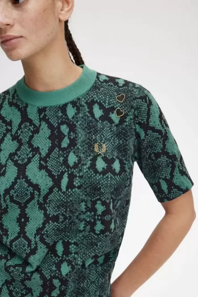 Snake Print Women’s Jumper