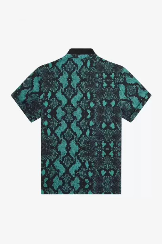 Snake Print Women’s Polo Shirt