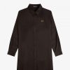 Snap Detail Shirt Dress