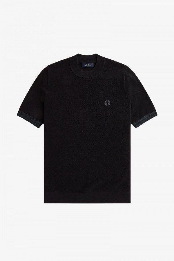 Space Dye Trim Knitted T Shirts Space Dye Trim Knitted T Shirts