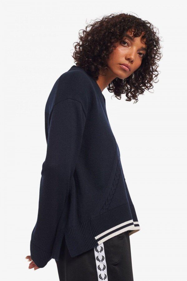 Split Hem Cable Knit Jumper Knitwear Split Hem Cable Knit Jumper Knitwear