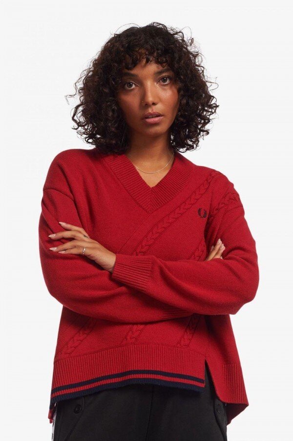 Split Hem Cable Knit Jumper Knitwear Split Hem Cable Knit Jumper Knitwear