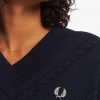 Split Hem Cable Knit Jumper Knitwear Split Hem Cable Knit Jumper Knitwear