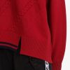 Split Hem Cable Knit Jumper Knitwear Split Hem Cable Knit Jumper Knitwear