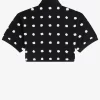 Spot Print Piqué Women’s Polo Shirt