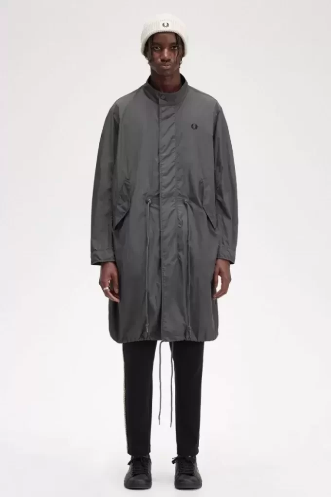 Straight Hem Men’s Parka Straight Hem Men’s Parka
